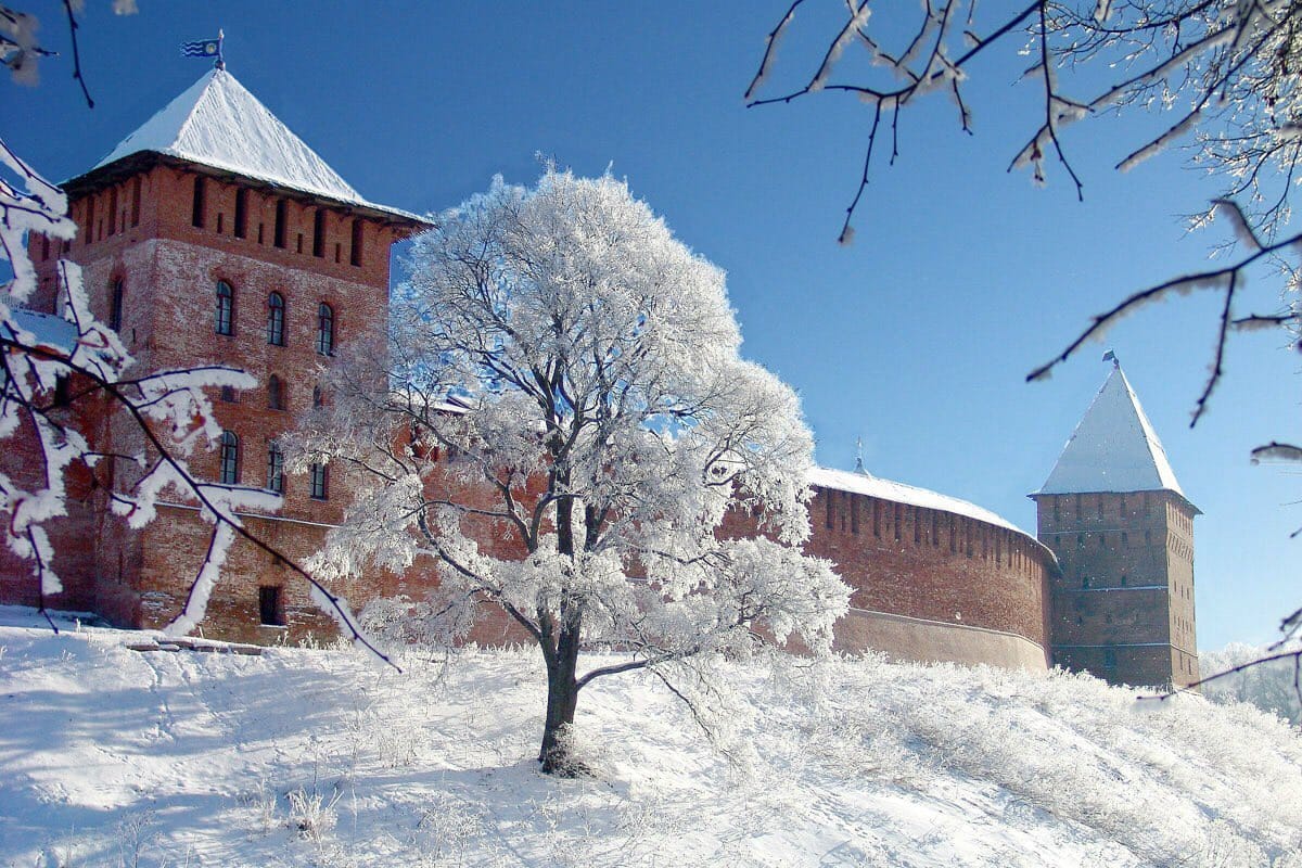Новгородский Кремль зимой